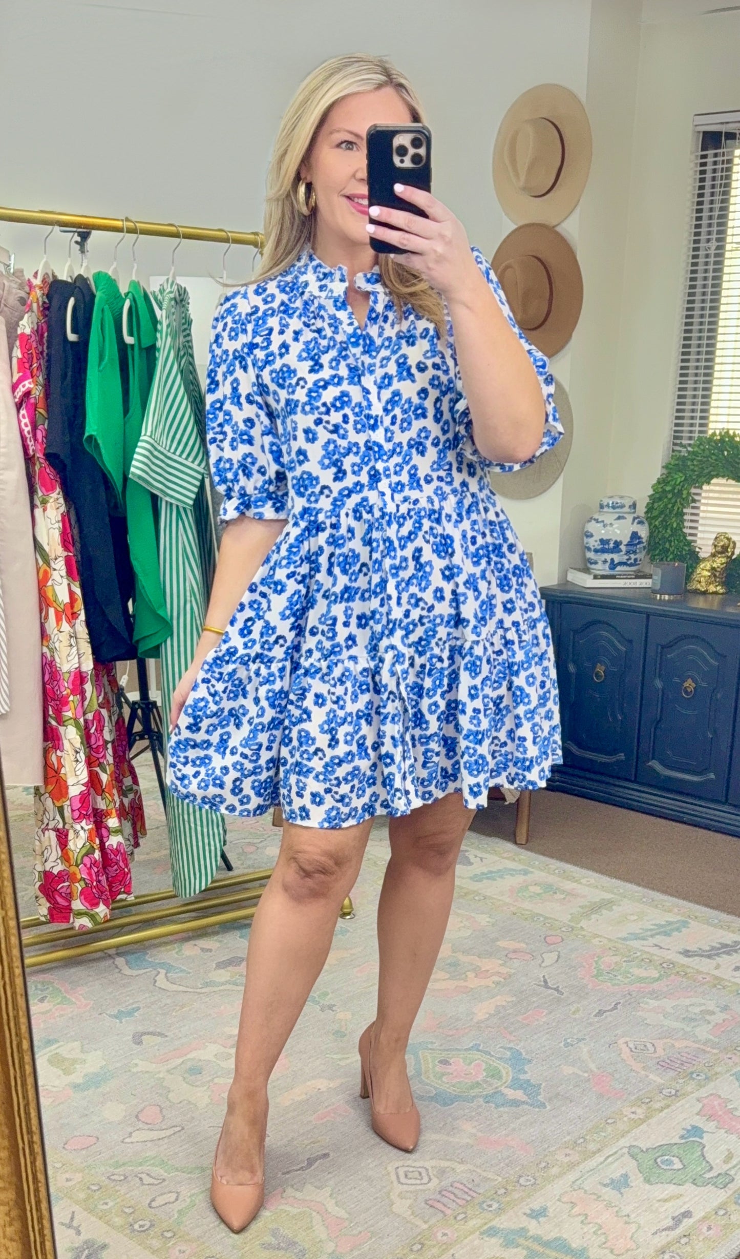 Wildflower Collective Tiered Shirt Dress