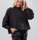 MUD PIE: Love You More Peplum Flounce Pullover