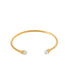 Sweet Addition Pearl Coil Cuff Bracelet
