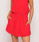 Easy Going Smock Waist Airflow Skort