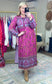 Pink Boho Print Maxi Dress