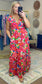 Piece of Paradise Bold Print Ruffle Maxi Dress