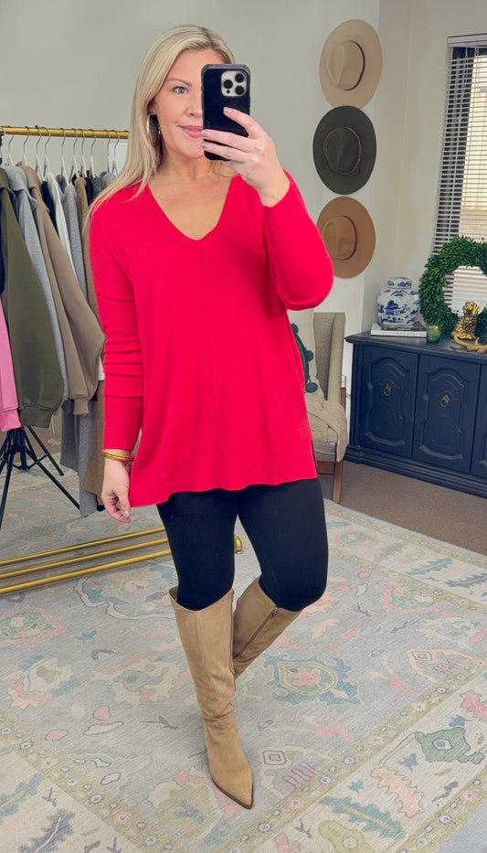 **MORE COLORS** Made For Dreamers V-Neck Sweater Tunic