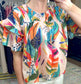 Abstract Print Blouse