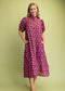 Laurel Lane Button Down Midi Dress