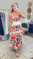 Mamacita Mosaic Print Midi Dress