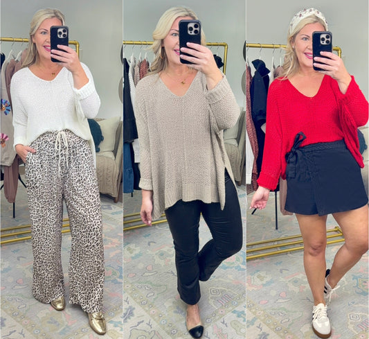 **MORE COLORS** Higher Standards Knit Tunic Top