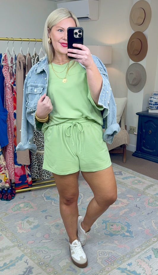 **MORE COLORS** Chillax Slouchy Short Set