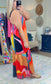 ✨RESTOCK✨ Made for Magic Color Block Ruffle Maxi Dress