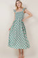 Fields of Grace Floral Print Smocked Dress