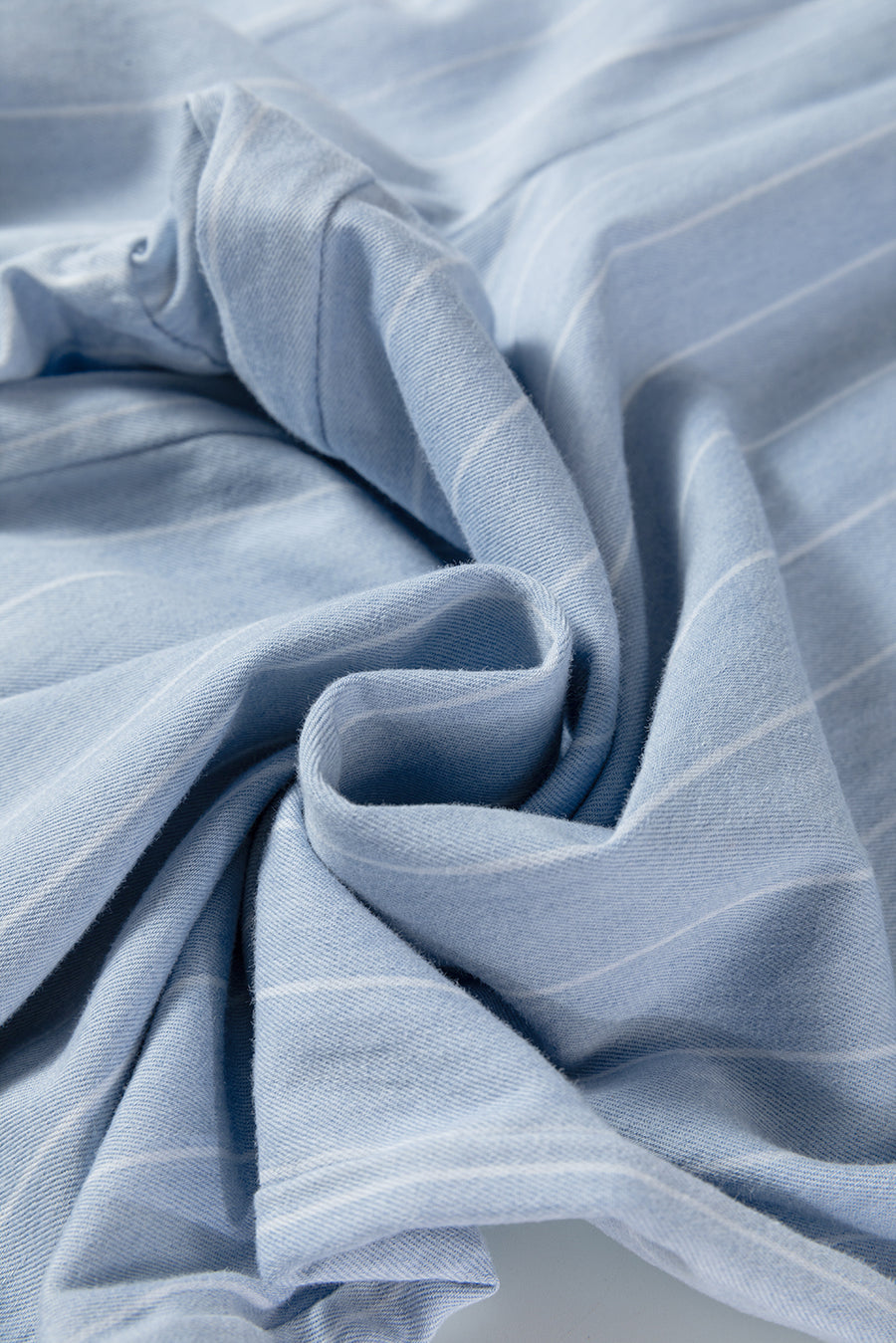 **MORE COLORS** Make Way Wide Leg Stripe Chambray Pants