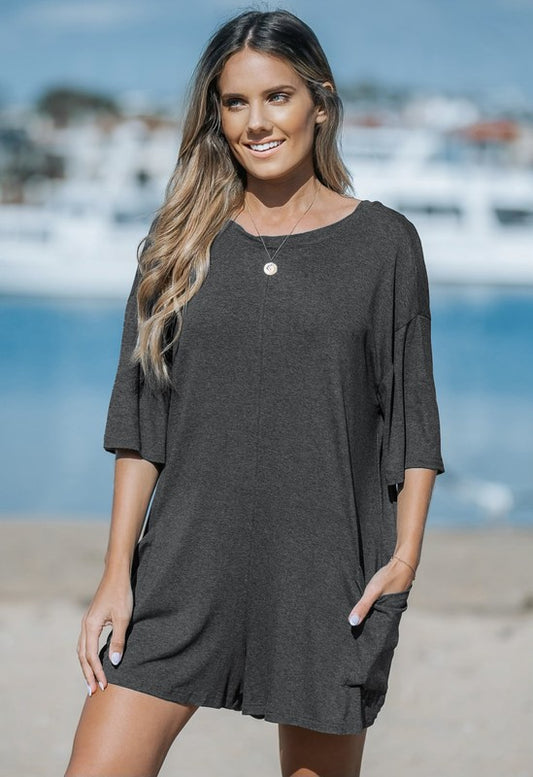 Hot Stuff Oversized T-Shirt Romper