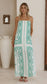 Verdant Villa Printed Maxi Dress
