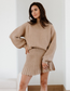 **MORE COLORS** Sweater Together Knit Pleated Skirt Set