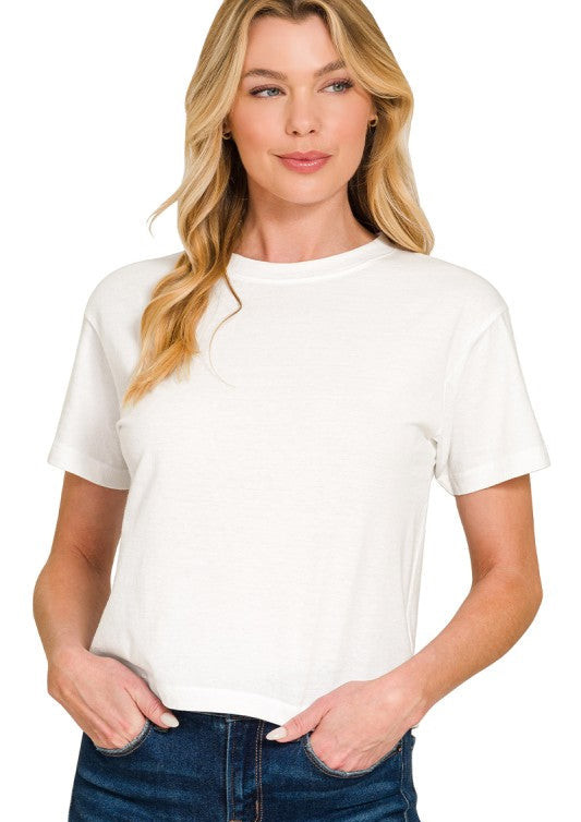 Fundamental Favorite Relaxed Crop Tee