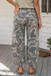 In Plain Sight Camo Crop Barrel Jeans