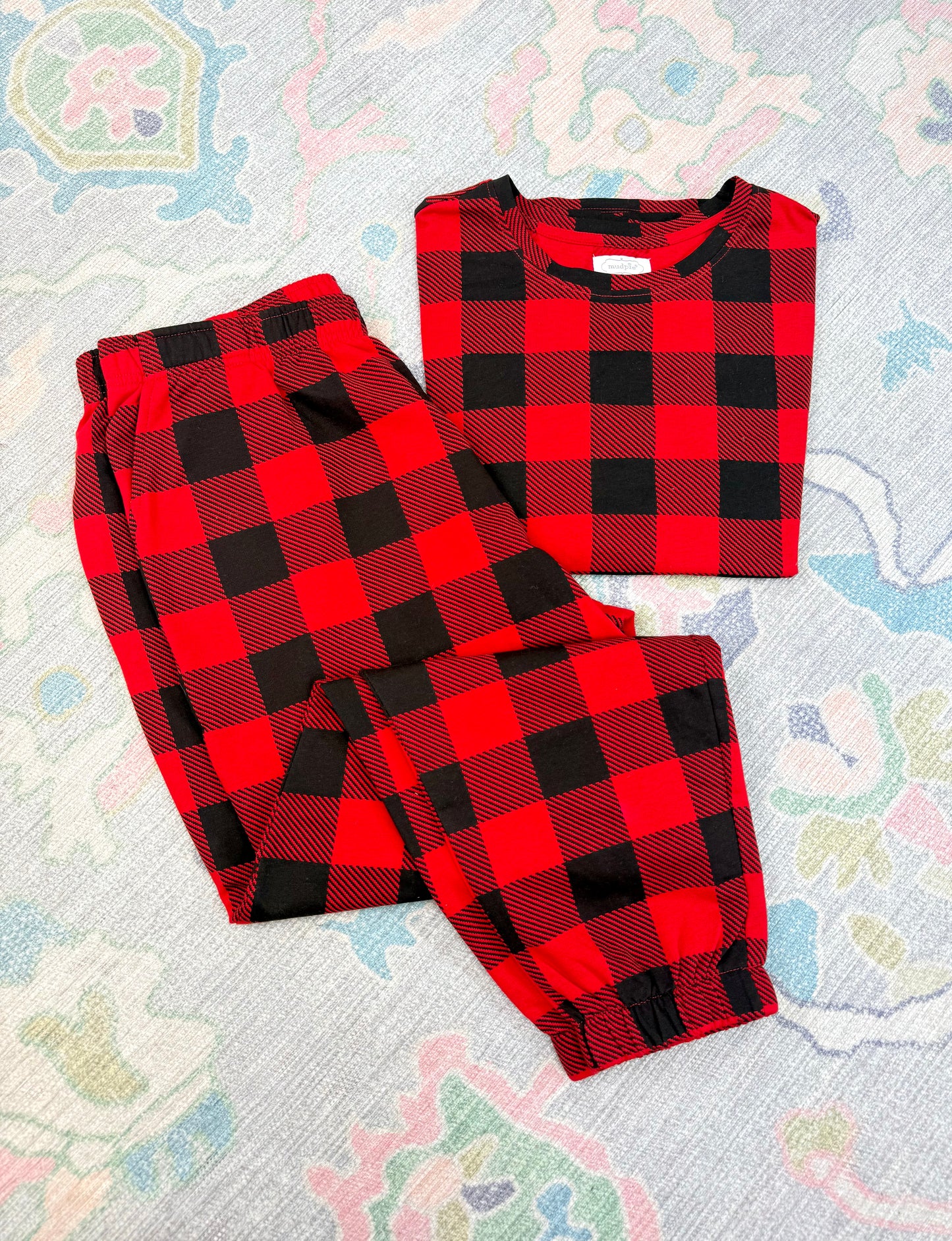 Committed to Cozy Printed Pajama Set