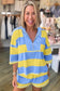Stripe Hype Color Block Short Set