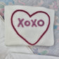 XOXO Heart Puff Script Sweater
