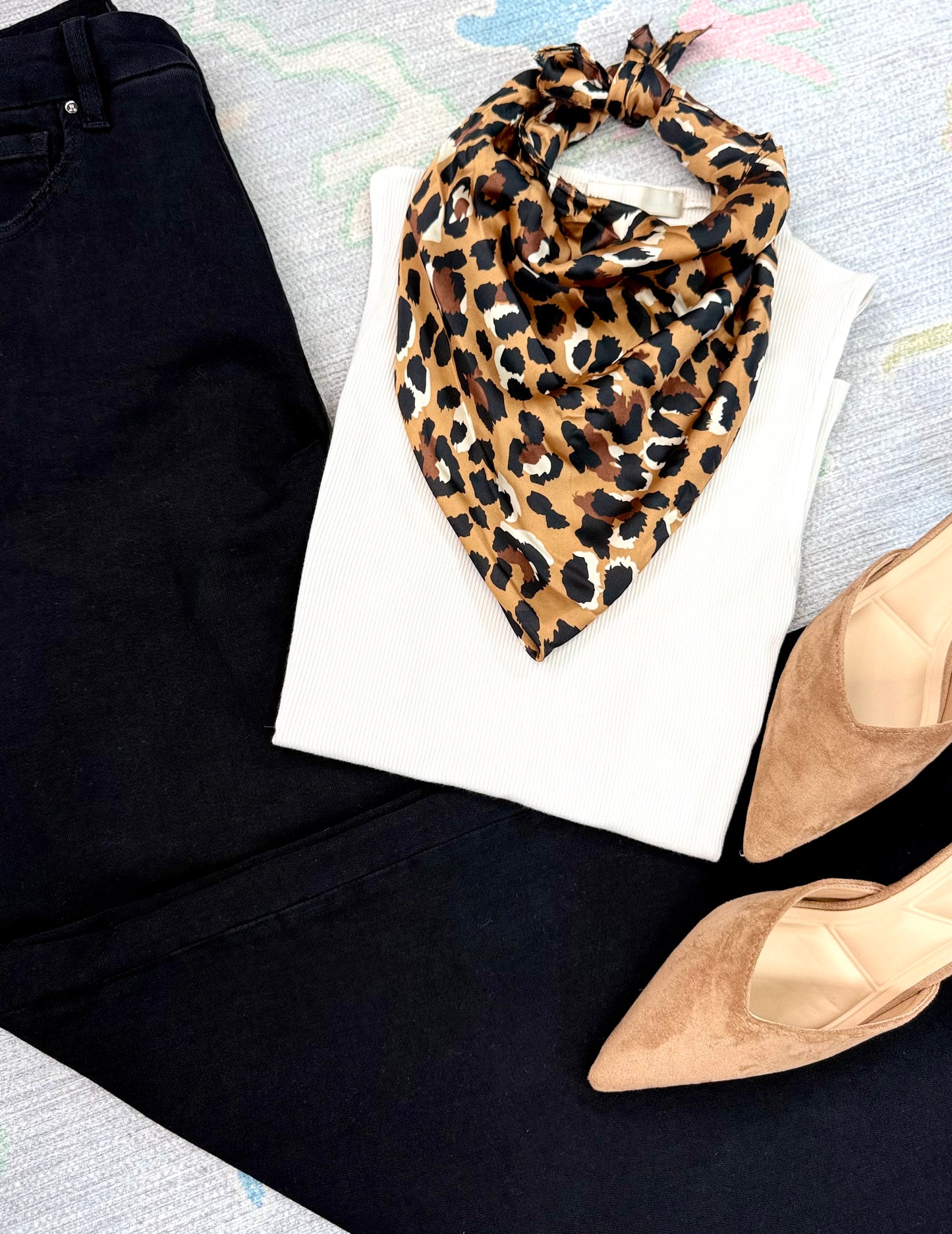 Call of the Styled Leopard Print Neck Scarf