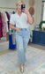 Proper Privileges Ruffle Neck Blouse
