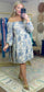 Grand Millennial Floral Smocked Dress