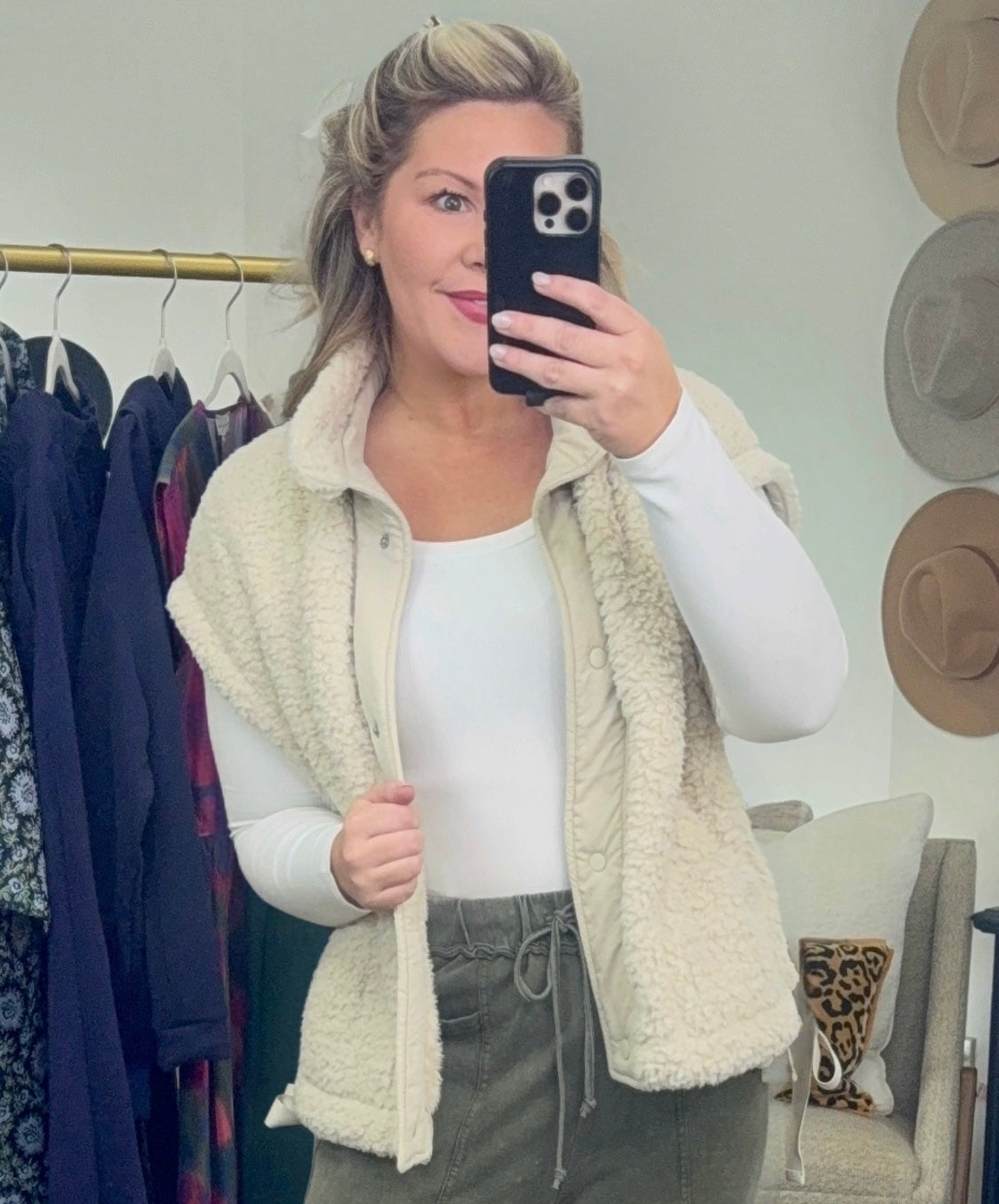 Chalet All Day Oversized Sherpa Vest
