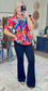 Where There’s Love Printed Bow Blouse