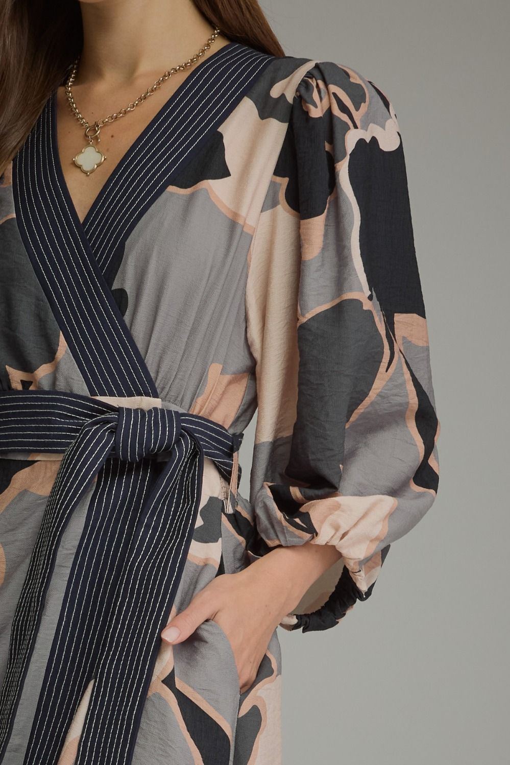 Picasso Perfection Print Midi Dress