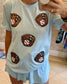 Catch Heat Sequin Baseball Mitt Tee