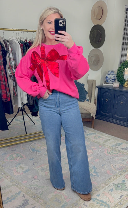 That’s a Wrap Sequin Pullover Top