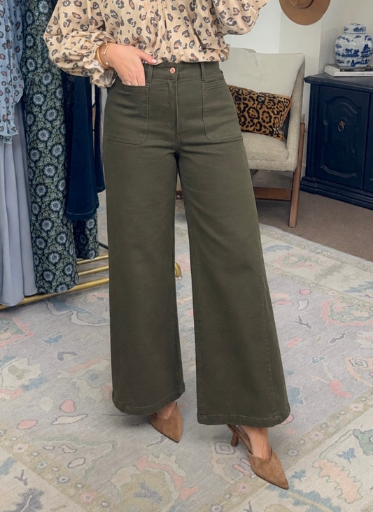 **MORE COLORS** ENTRO: Good Genes Wide Leg Denim