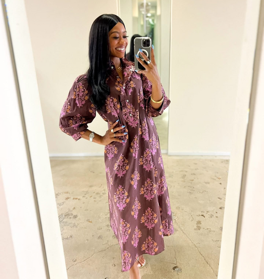 Lighthearted Love Ruffle Midi Dress