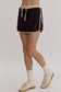 Track Star Black Trim Skort