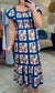 Pieces of Me Printed Flutter Sleeve Dress