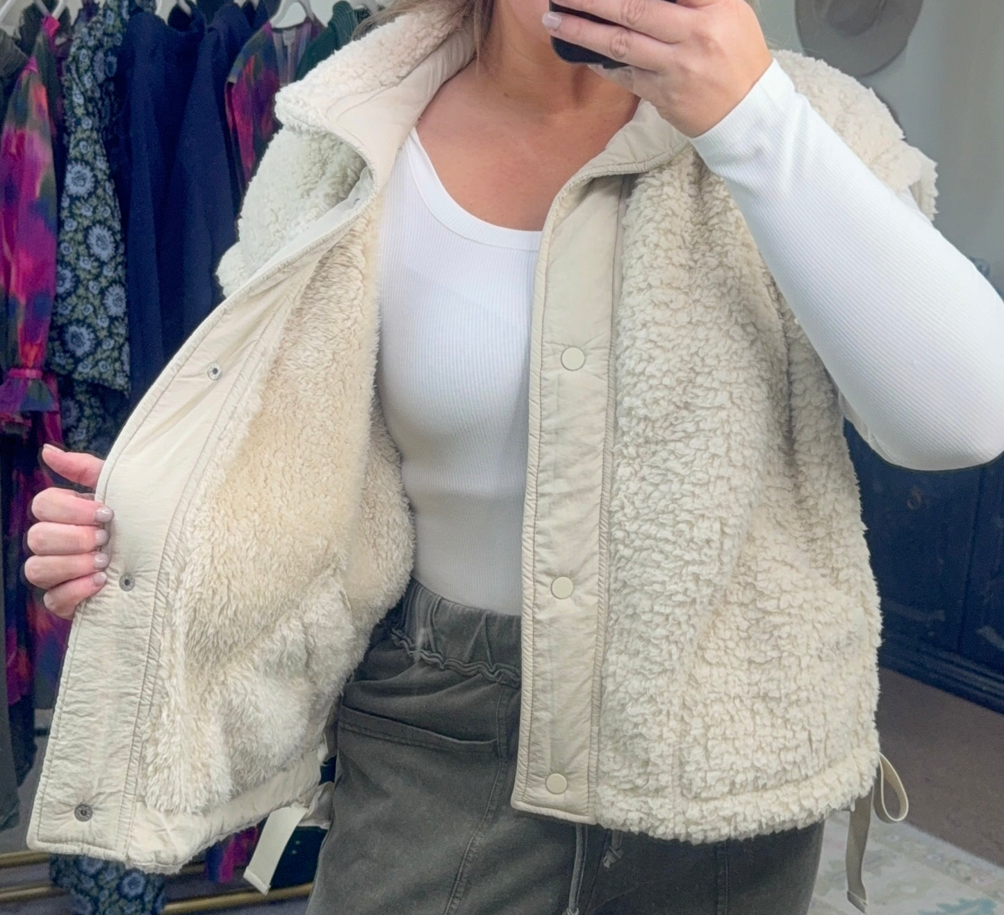 Chalet All Day Oversized Sherpa Vest