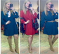Flounce Hem Bow Sleeve Dress
