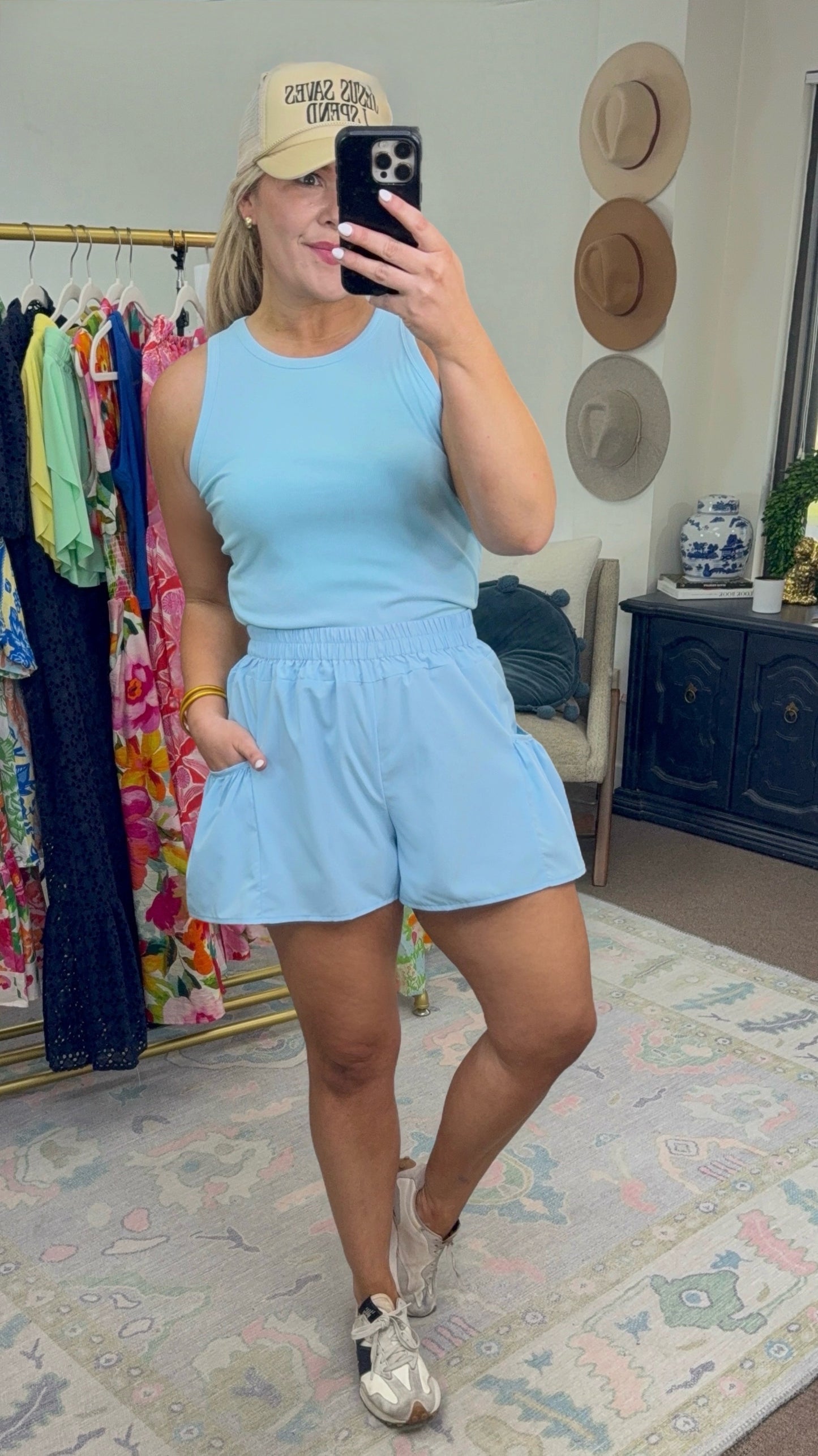 **MORE COLORS** Power Play Ribbed Tank & Short Set
