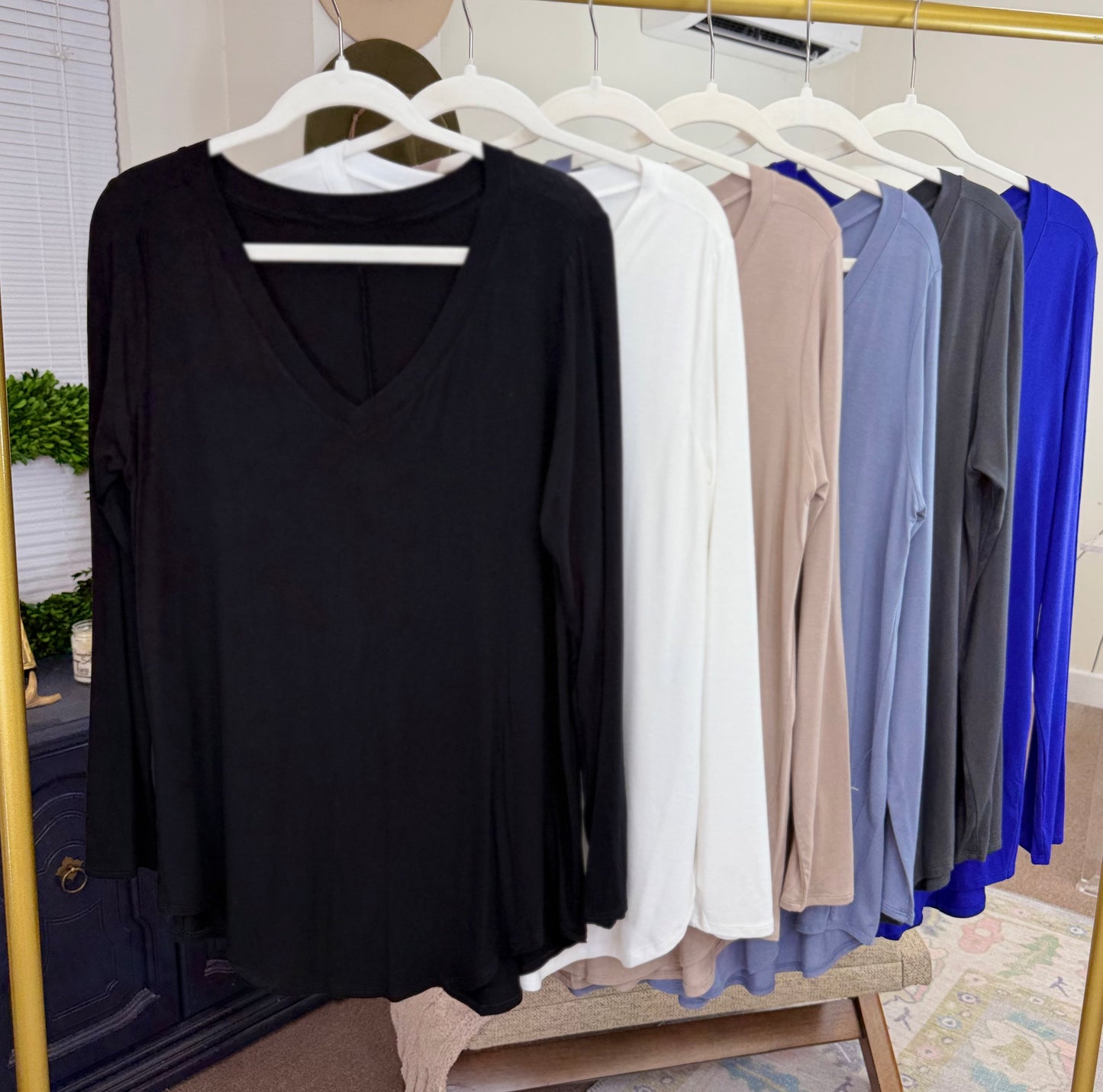 Everyday Staple Long Sleeve Tunic Tee