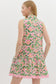 **MORE COLORS** Mod About You Watercolor Printed Scallop Dress