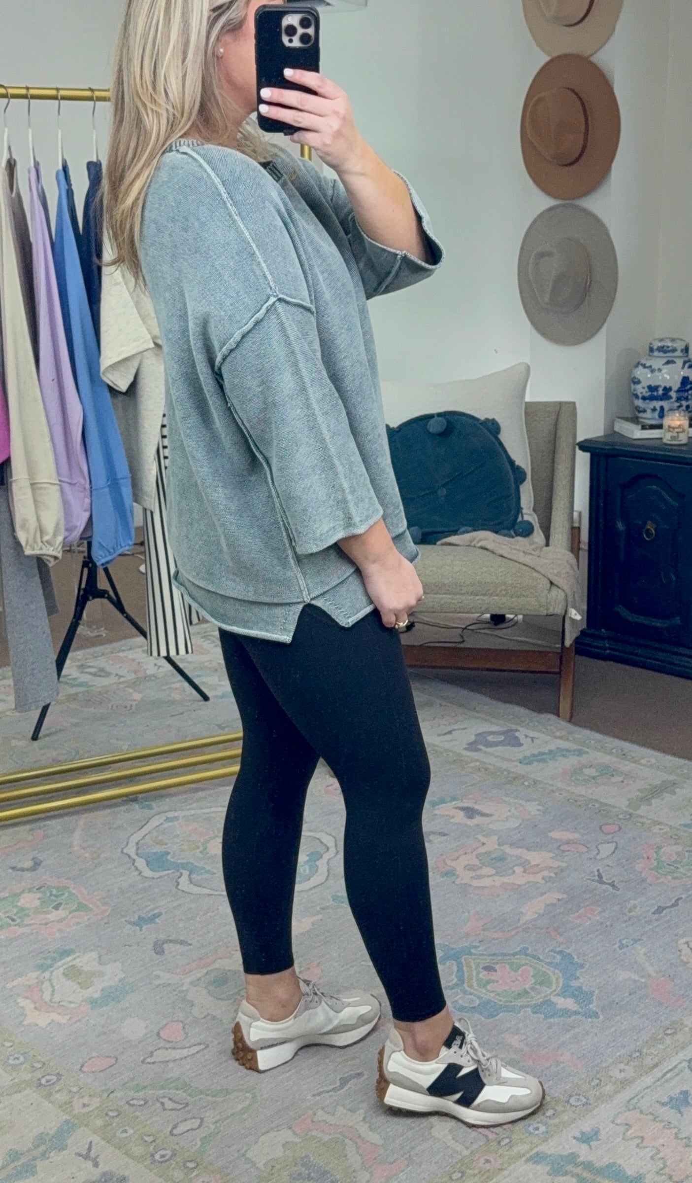 Take the Day Mineral Wash Knit Top