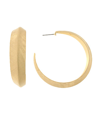**MORE COLORS** In the Loop Matte Hoop Earrings