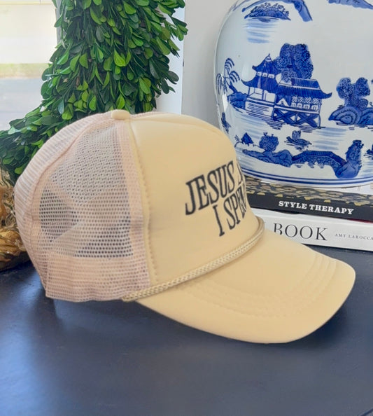 Jesus Saves Embroidered Trucker Hat