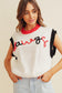 Dawgs Script Sleeveless Sweater