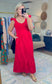 **More Colors** Makes Me Wonder Smocked Flutter Sleeve Maxi Dress