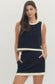 **MORE COLORS** Winning Streak Contrast Trim Skirt