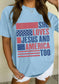 Loves Jesus and America Graphic Tee