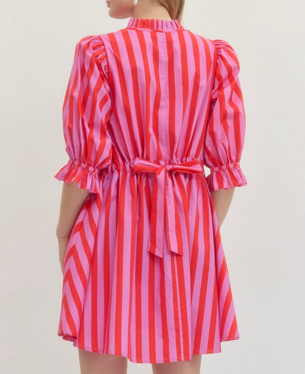 Straight to Sweet Colorblock Mini Dress