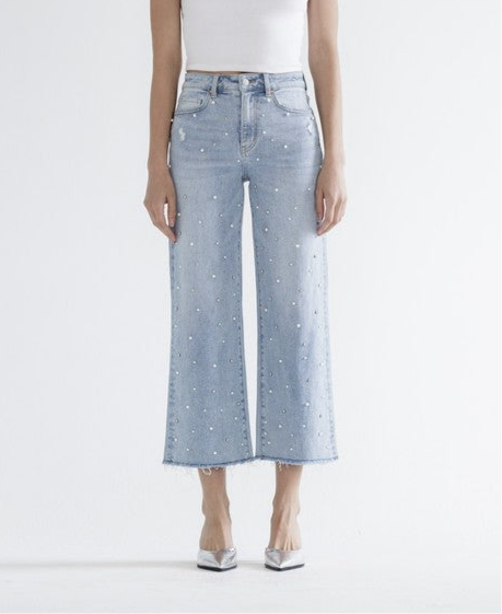 MICA: Strut Your Stuff Embellished Crop Denim