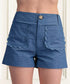 Charm School Scallop Pocket Shorts